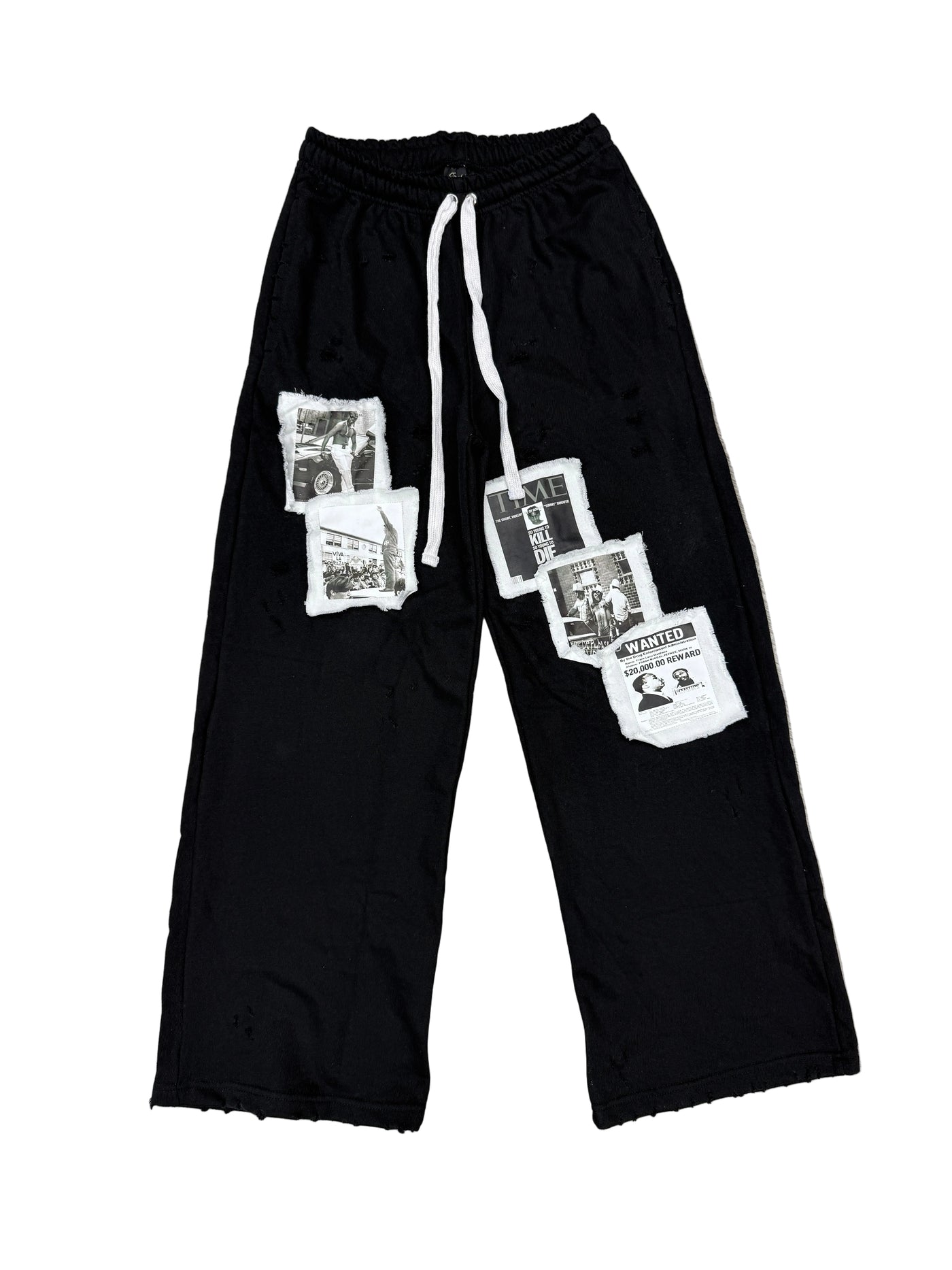 Fraternal Desires 'WATTBA' Black Sweats