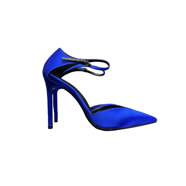YSL Anja D Orsay Pump Heels Blue