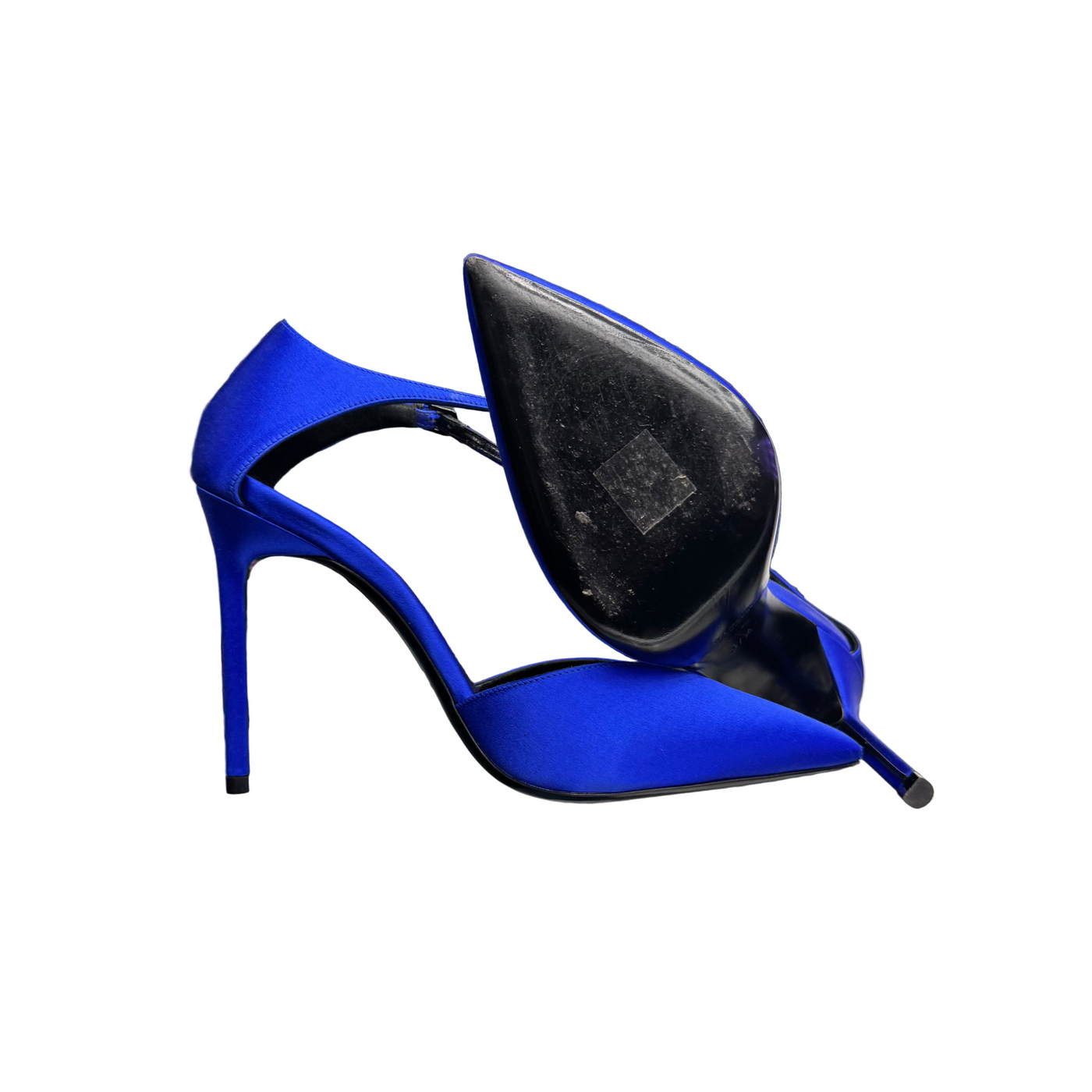 YSL Anja D Orsay Pump Heels Blue