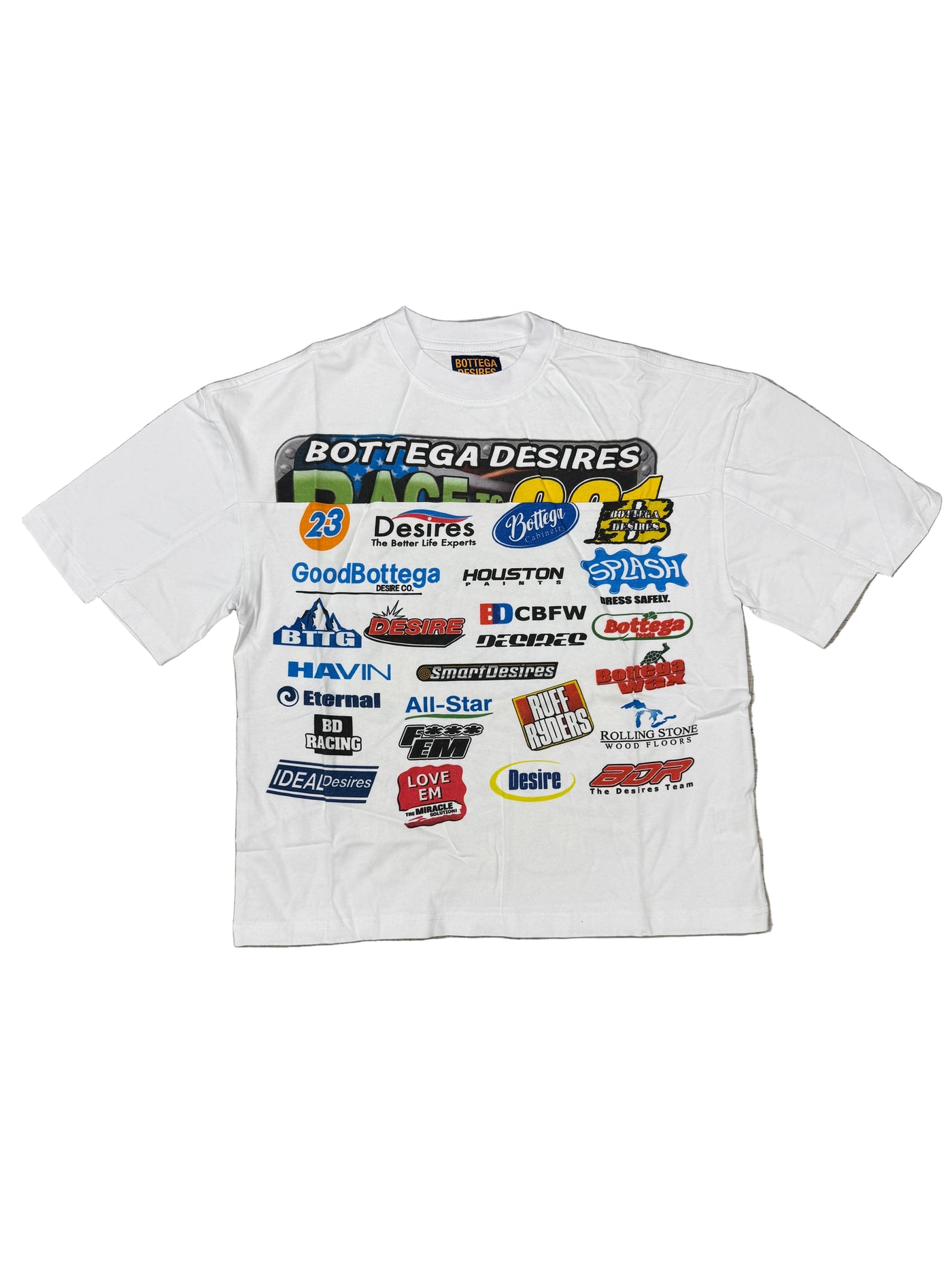 Bottega Desires 'Race' White tee