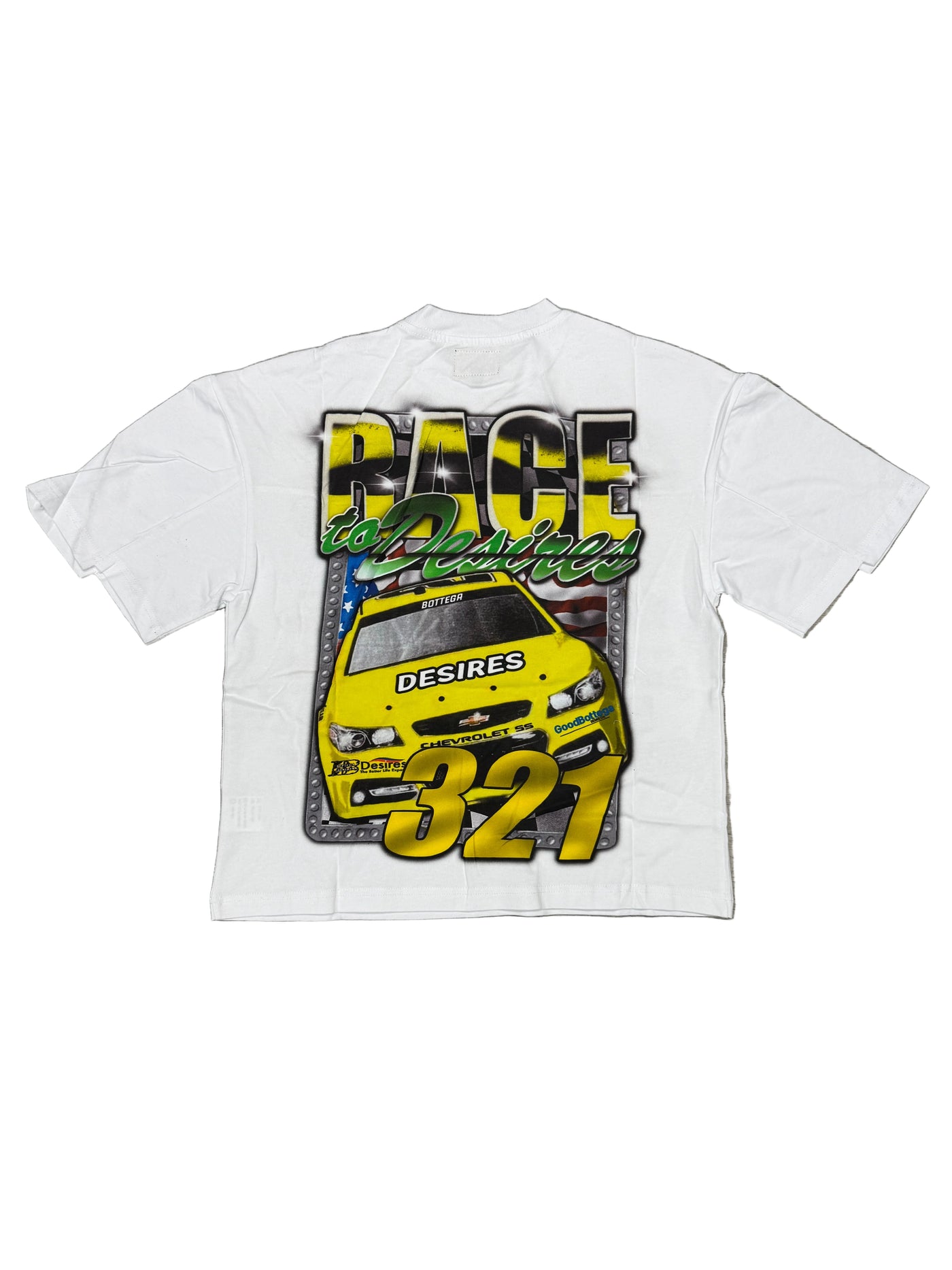 Bottega Desires 'Race' White tee