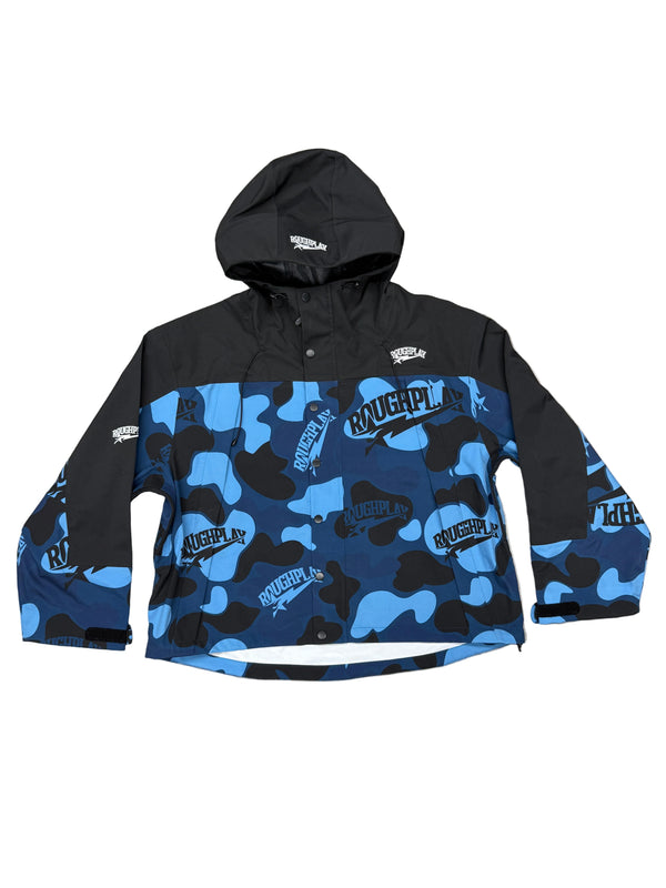 Rough play Water Resistance Blue Camo Tracksuit