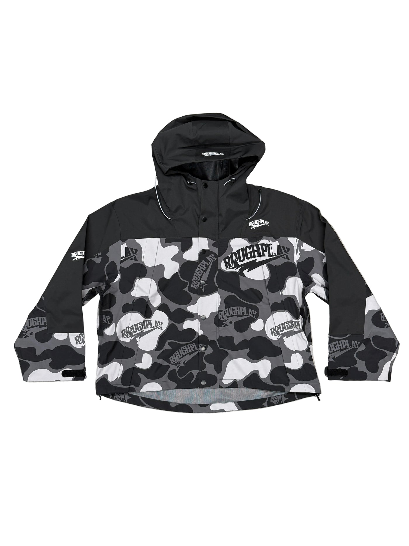 Rough Play Water Resistance Grey Camo Tracksuit