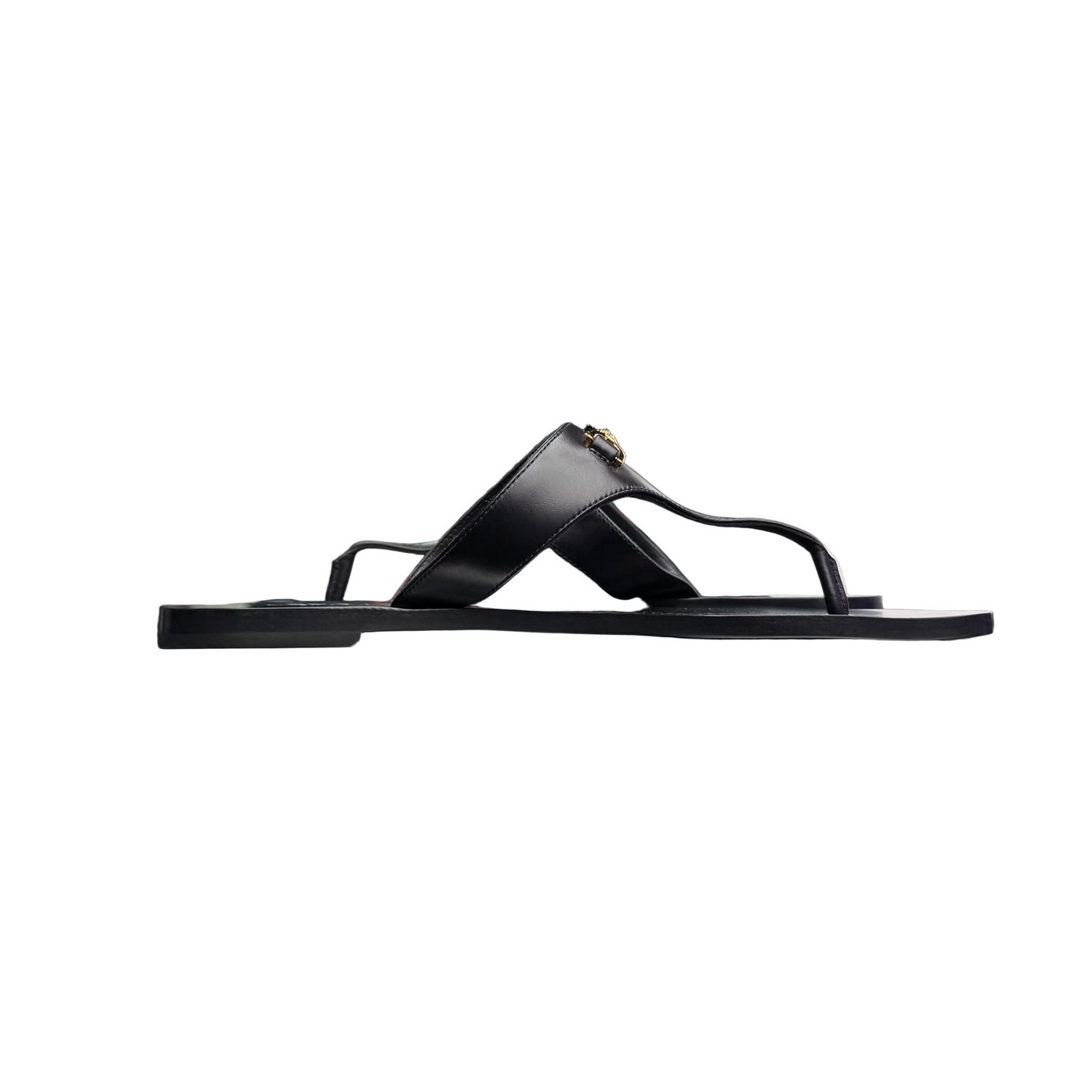 Versace Medusa Thong Sandals Black