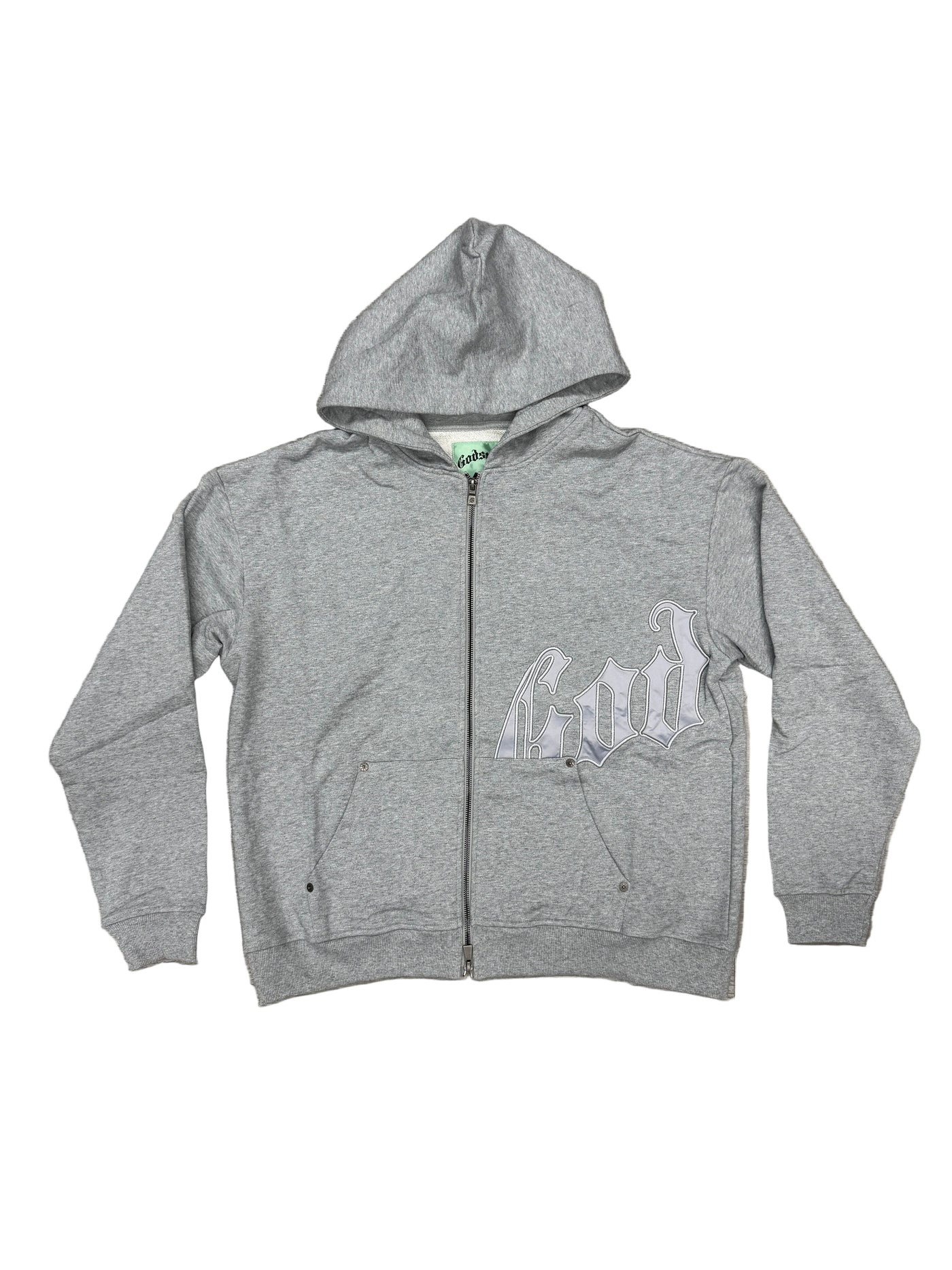 Godspeed OG Logo V2 Grey & Silver Hoodie