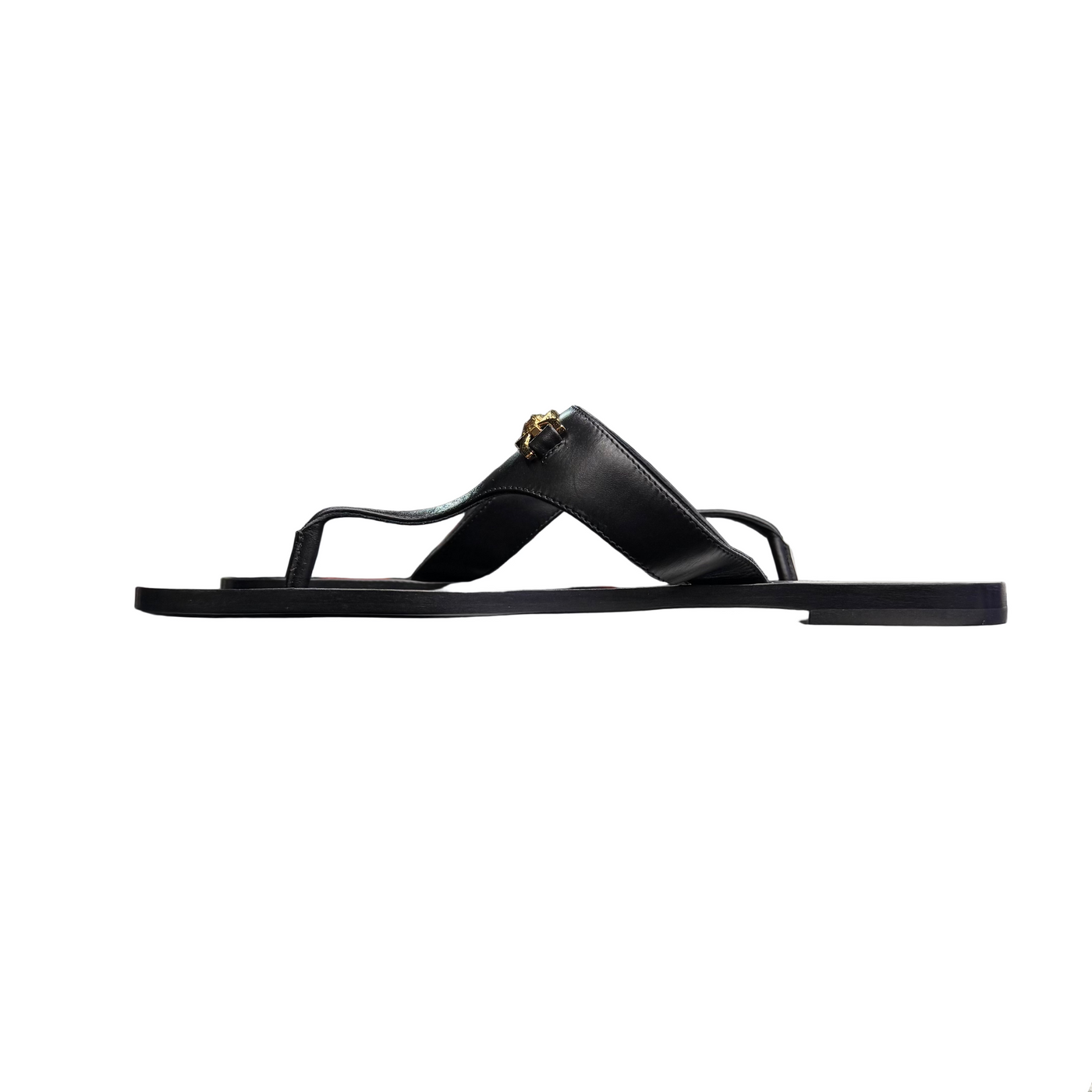 Versace Medusa Thong Sandals Black