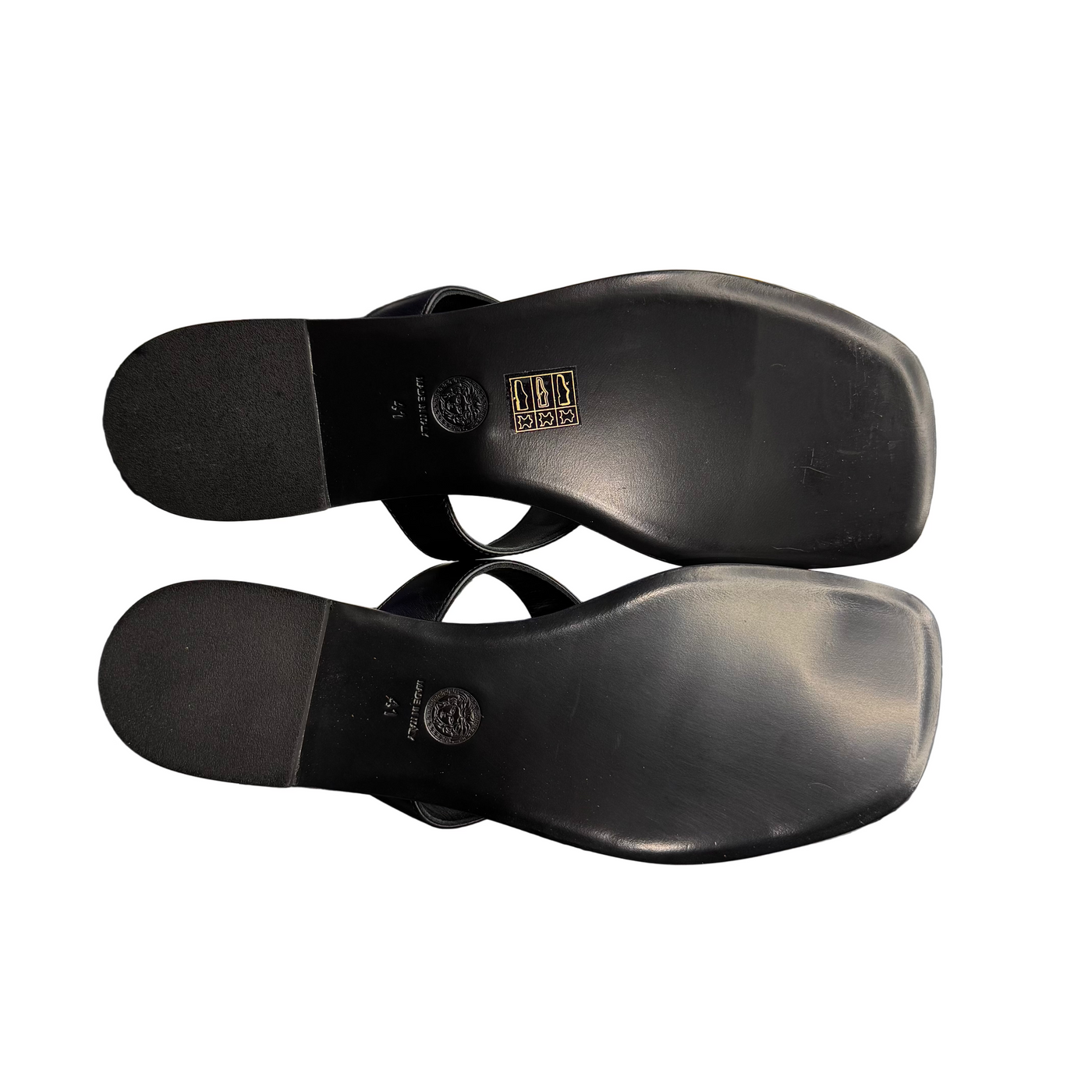 Versace Medusa Thong Sandals Black