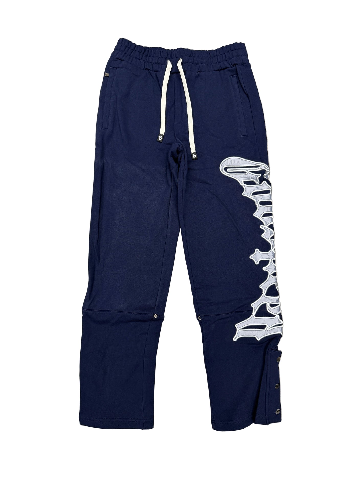 Godspeed OG Logo V2 Sweatpants Navy Silver