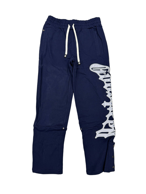 Godspeed OG Logo V2 Sweatpants Navy Silver