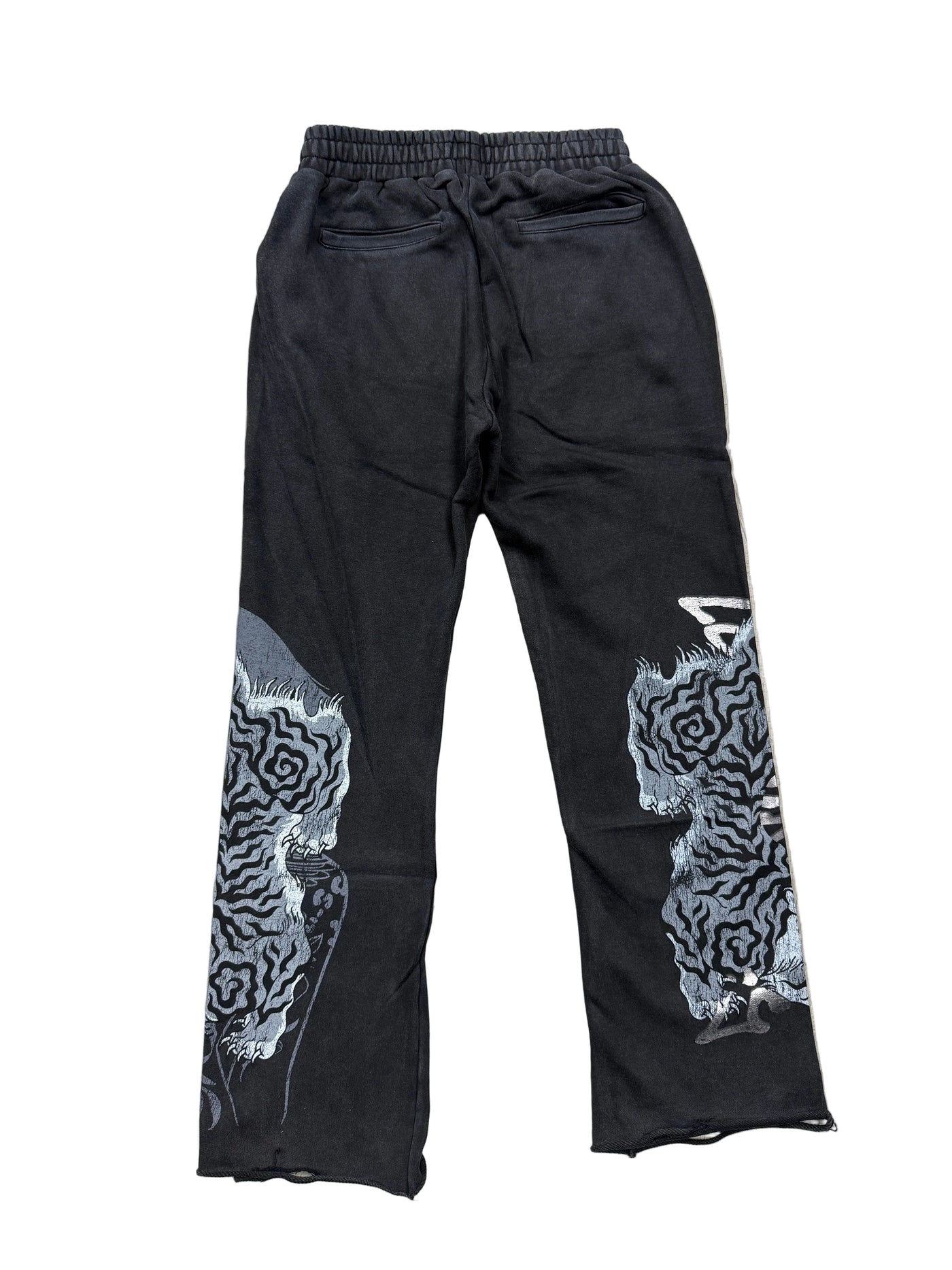 Lost Intricacy 'Twin Tiger' Black Sweatpants