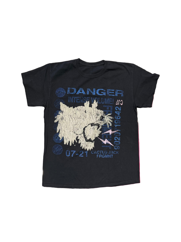 Travis Scott Cactus Jack x Fragment Danger T-Shirt