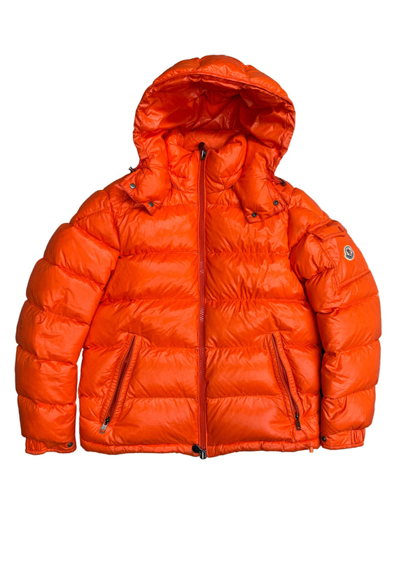 Moncler Maya Orange Down Puffer Jacket