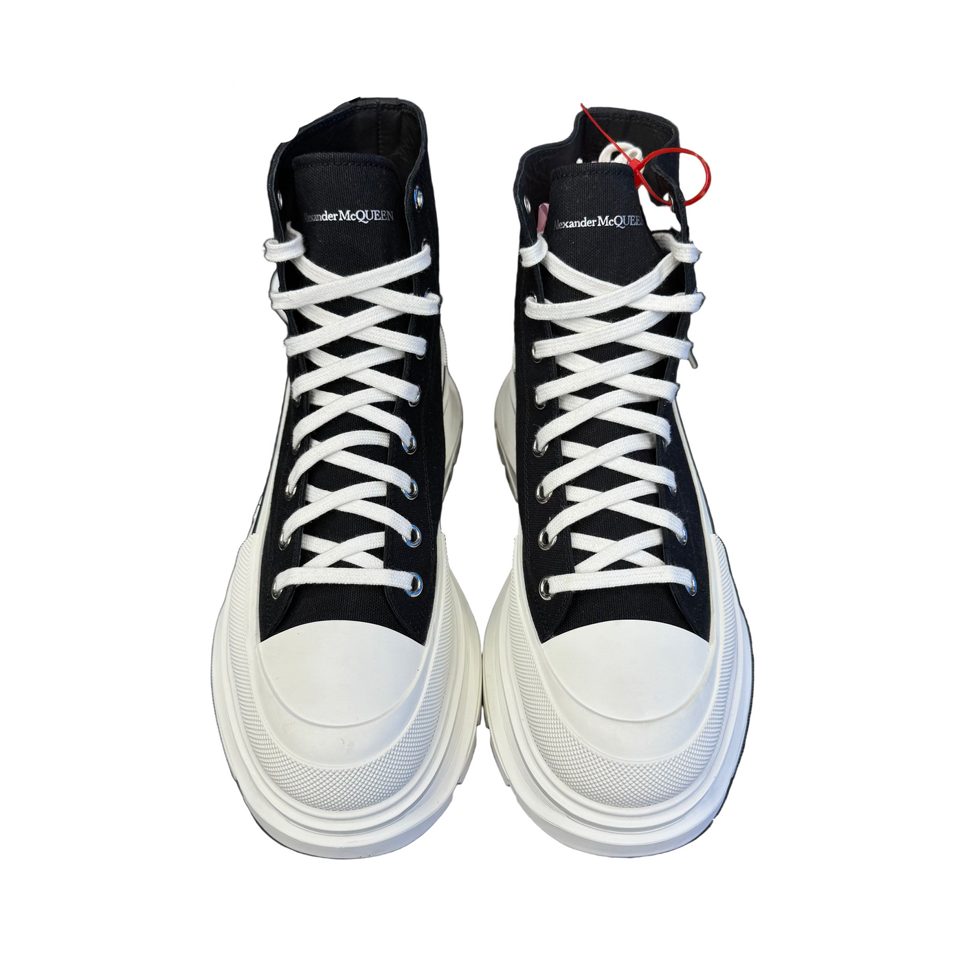 Alexander McQueen Tread Slick High-Top Sneakers Black