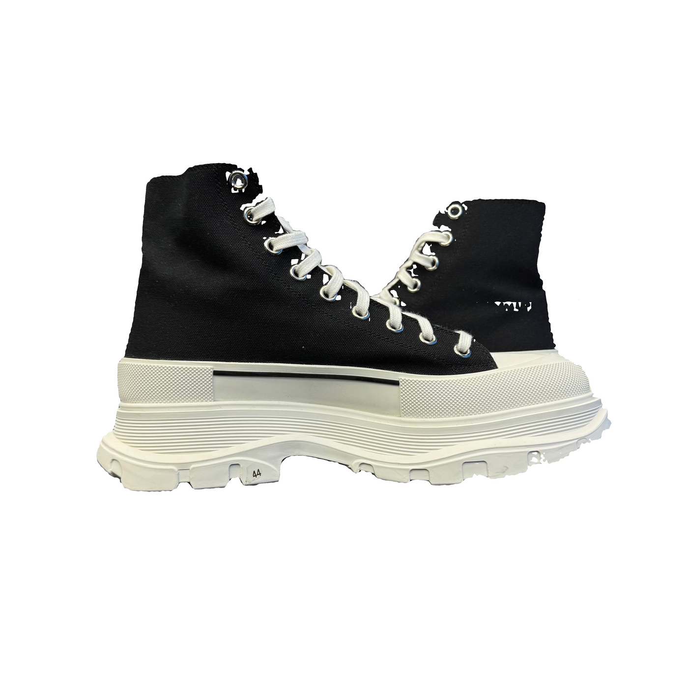 Alexander McQueen Tread Slick High-Top Sneakers Black
