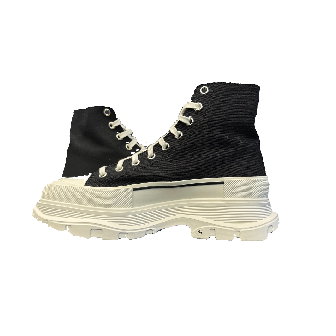 Alexander McQueen Tread Slick High-Top Sneakers Black