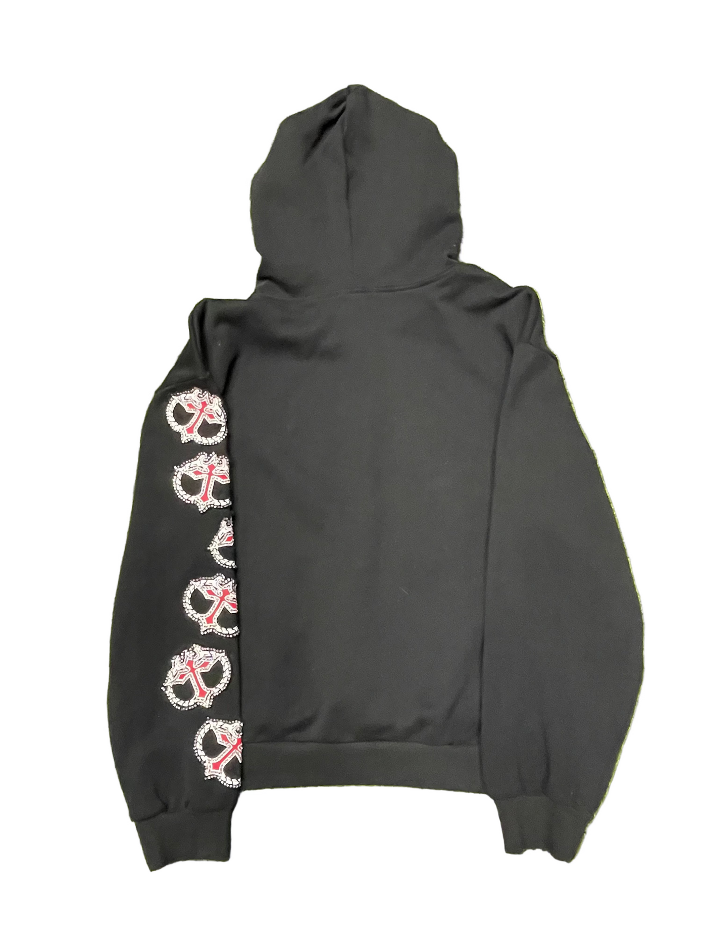 Lost Intricacy Mitt Black Red Hoodie