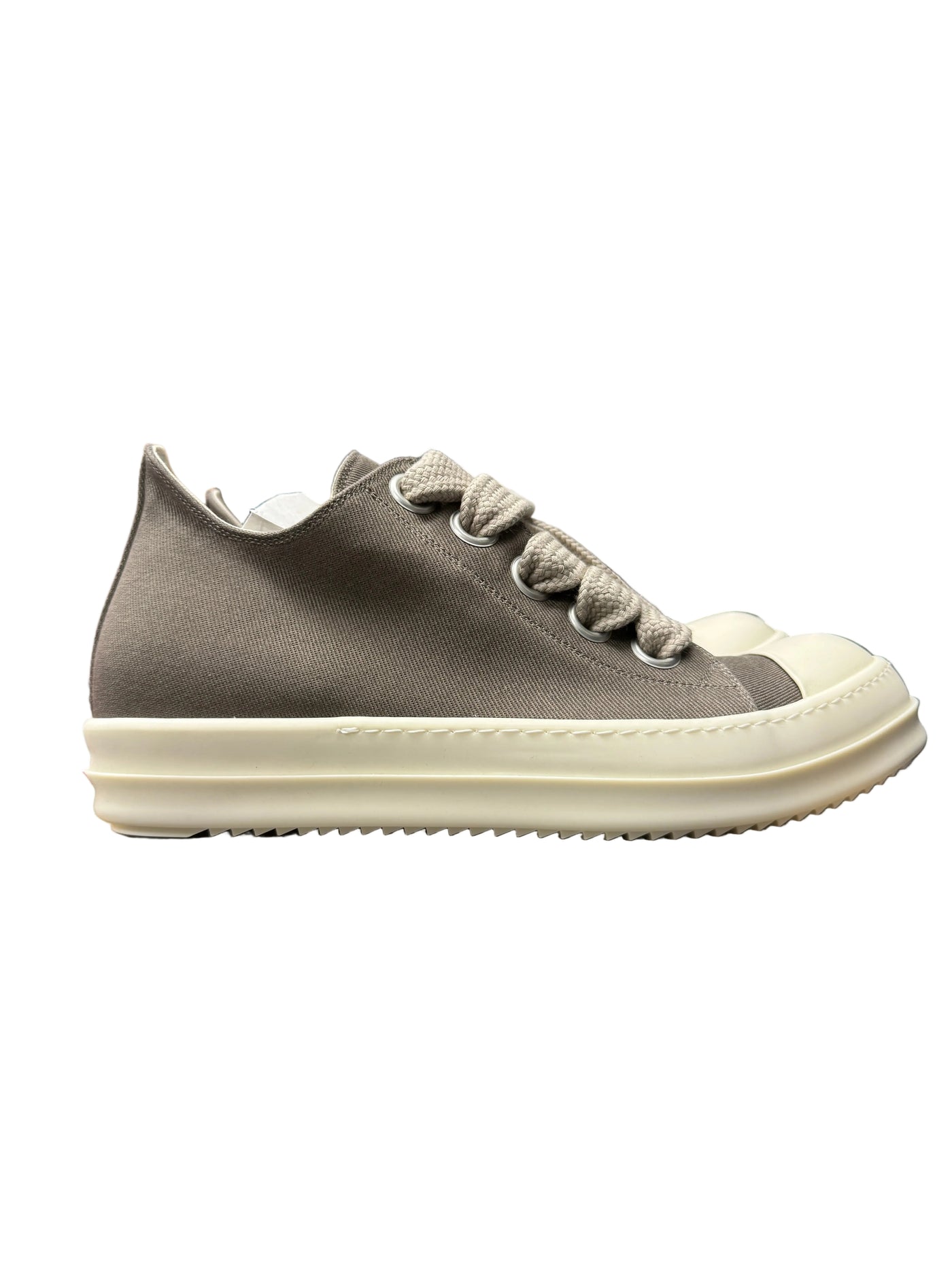 Rick Owens DRKSHDW Jumbolace Low Sneaks Dust Milk
