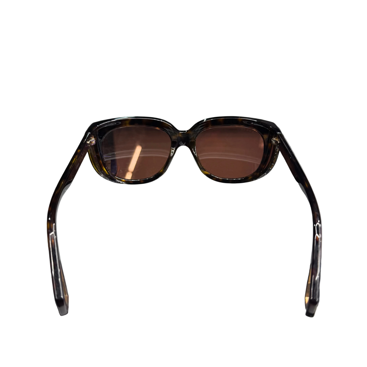 Gucci Women's Havana Sunglasses Brown Gold