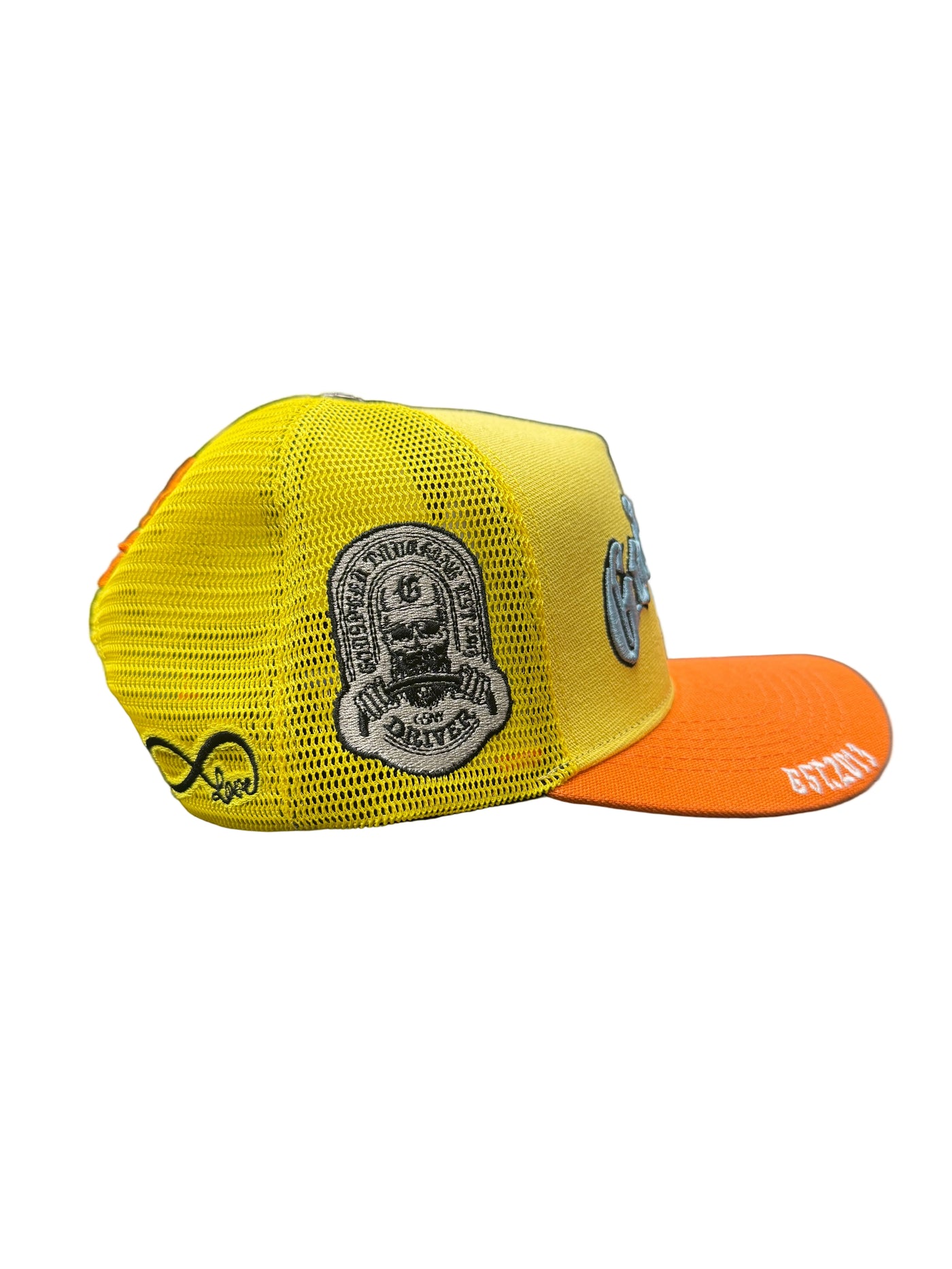 Godspeed 'Forever BOOM' Yellow & Orange Trucker Hat