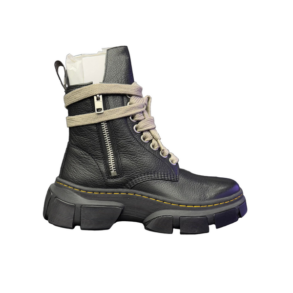 Dr. Martens 1460 DMXL Jumbo Lace Zip Boot x Rick Owens Black