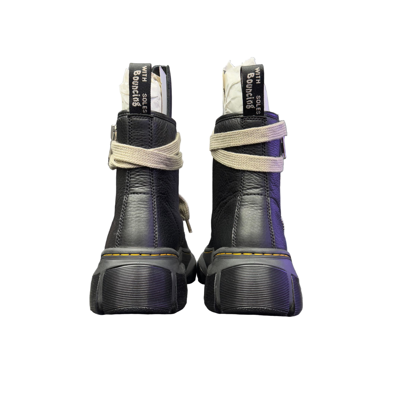 Dr. Martens 1460 DMXL Jumbo Lace Zip Boot x Rick Owens Black