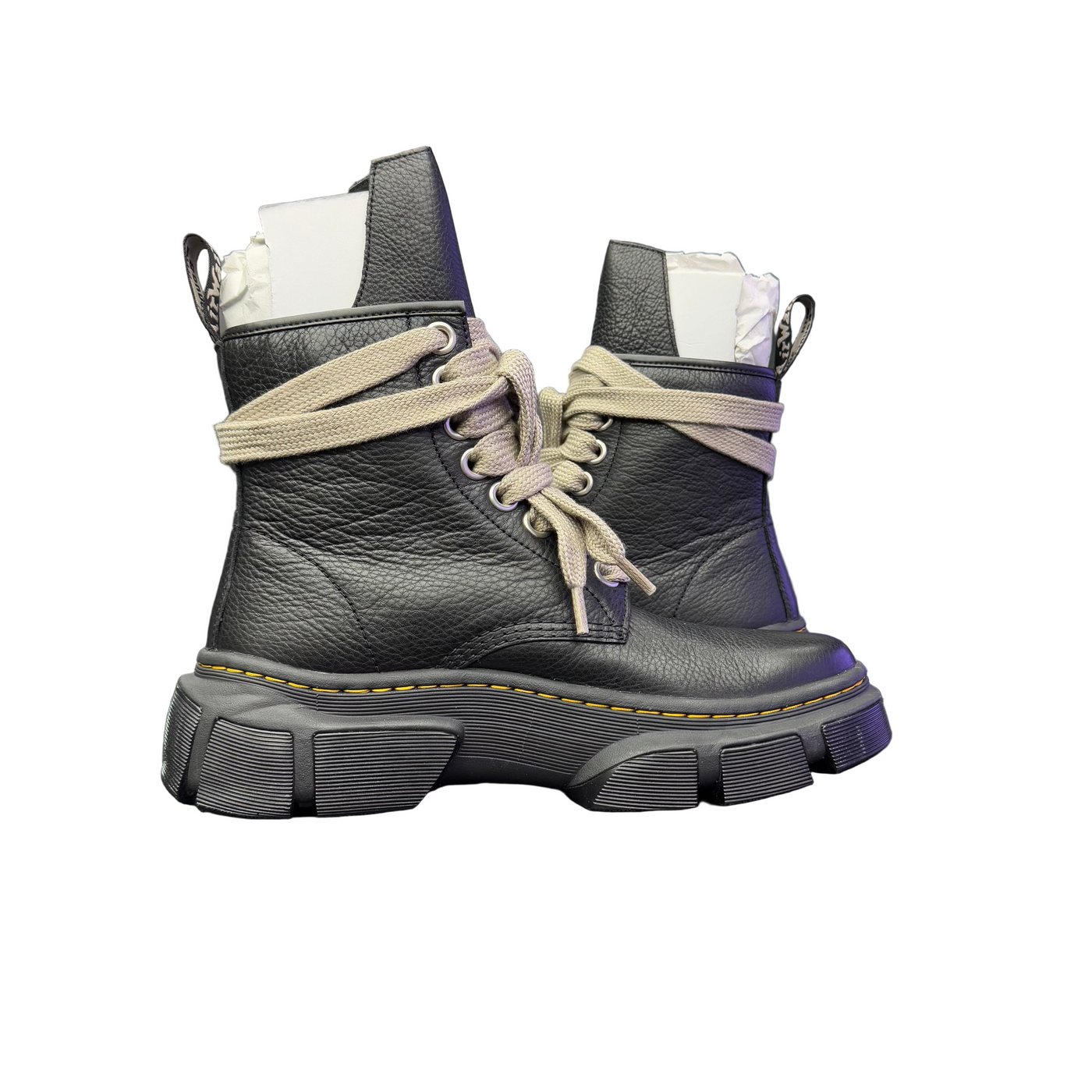 Dr. Martens 1460 DMXL Jumbo Lace Zip Boot x Rick Owens Black