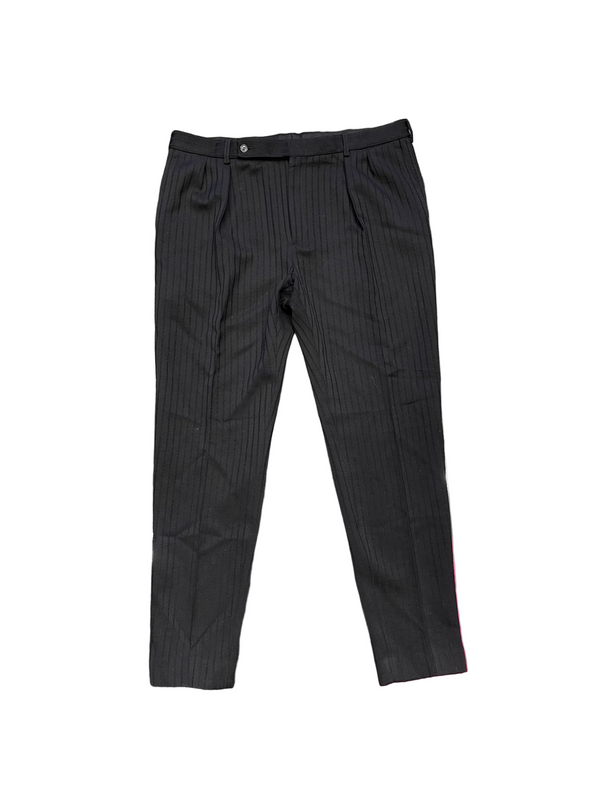 Saint Laurent Pinstripe Trousers Pants Black