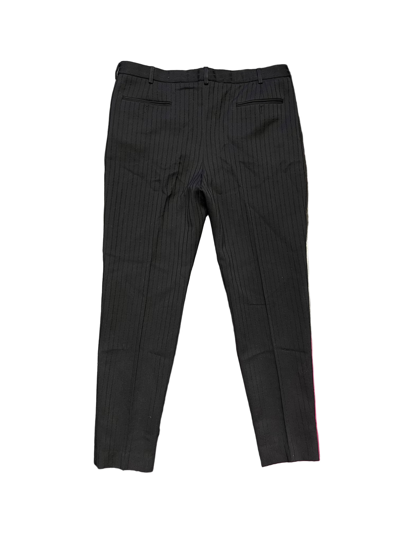 Saint Laurent Pinstripe Trousers Pants Black