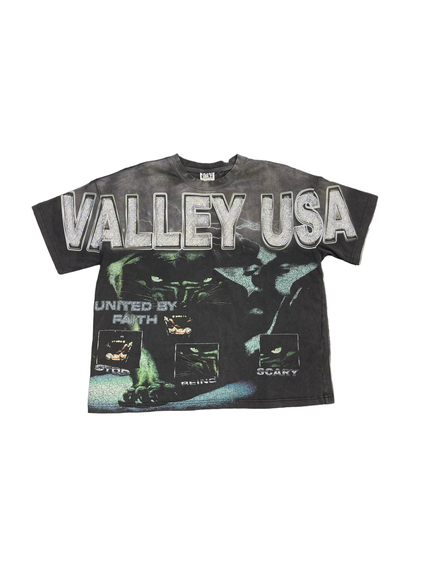 Vale Forever Faith Bling Tee Black