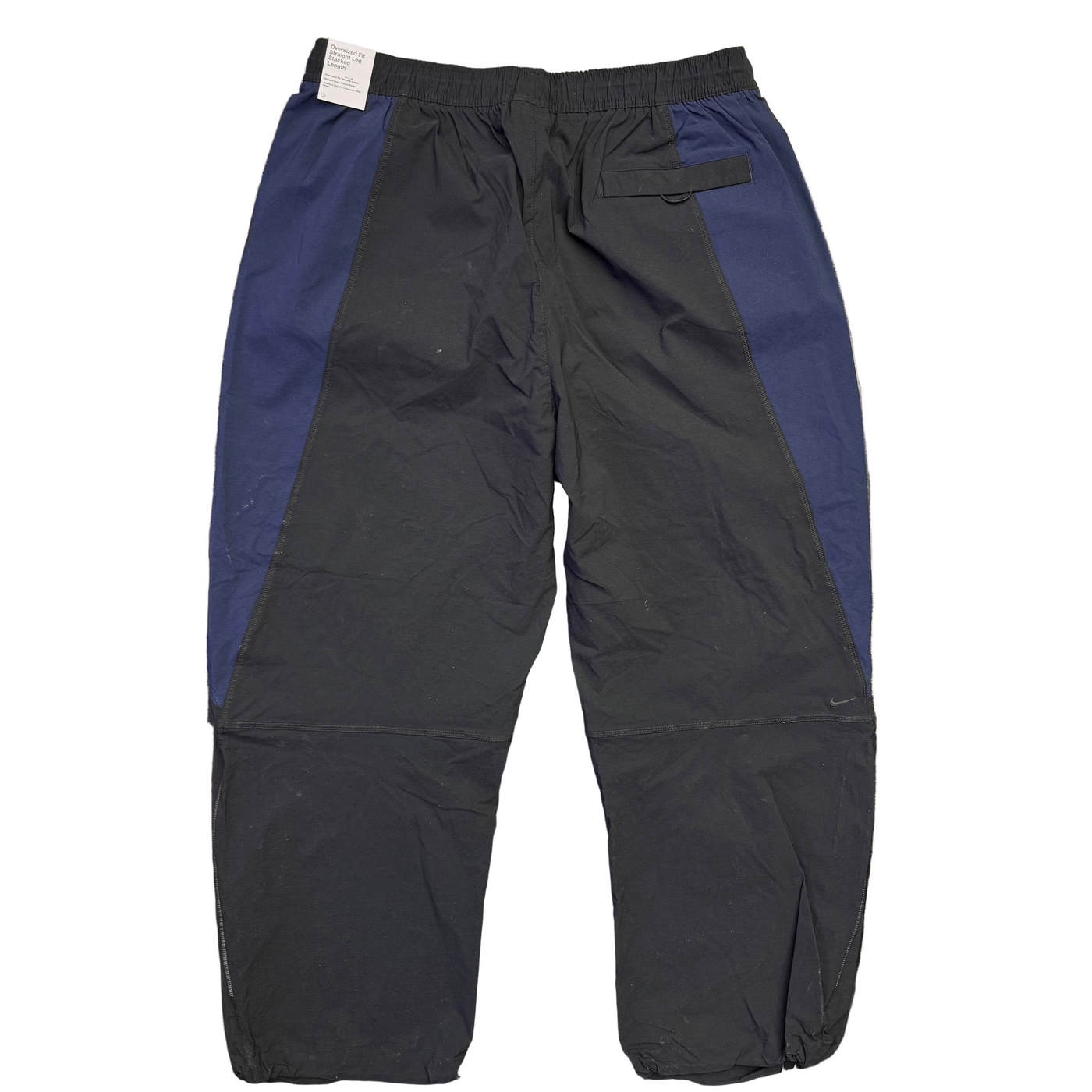 Nike Tech Woven Oversized Track Pants Black Blue