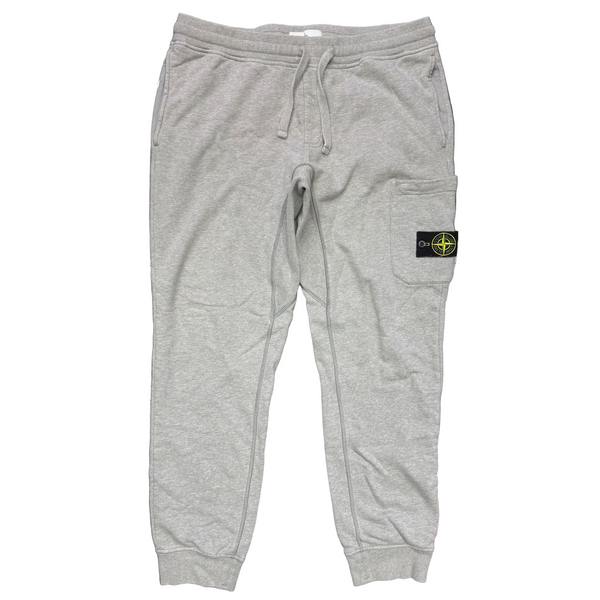 Stone Island Fleece Sweatpants Dust Grey Melange