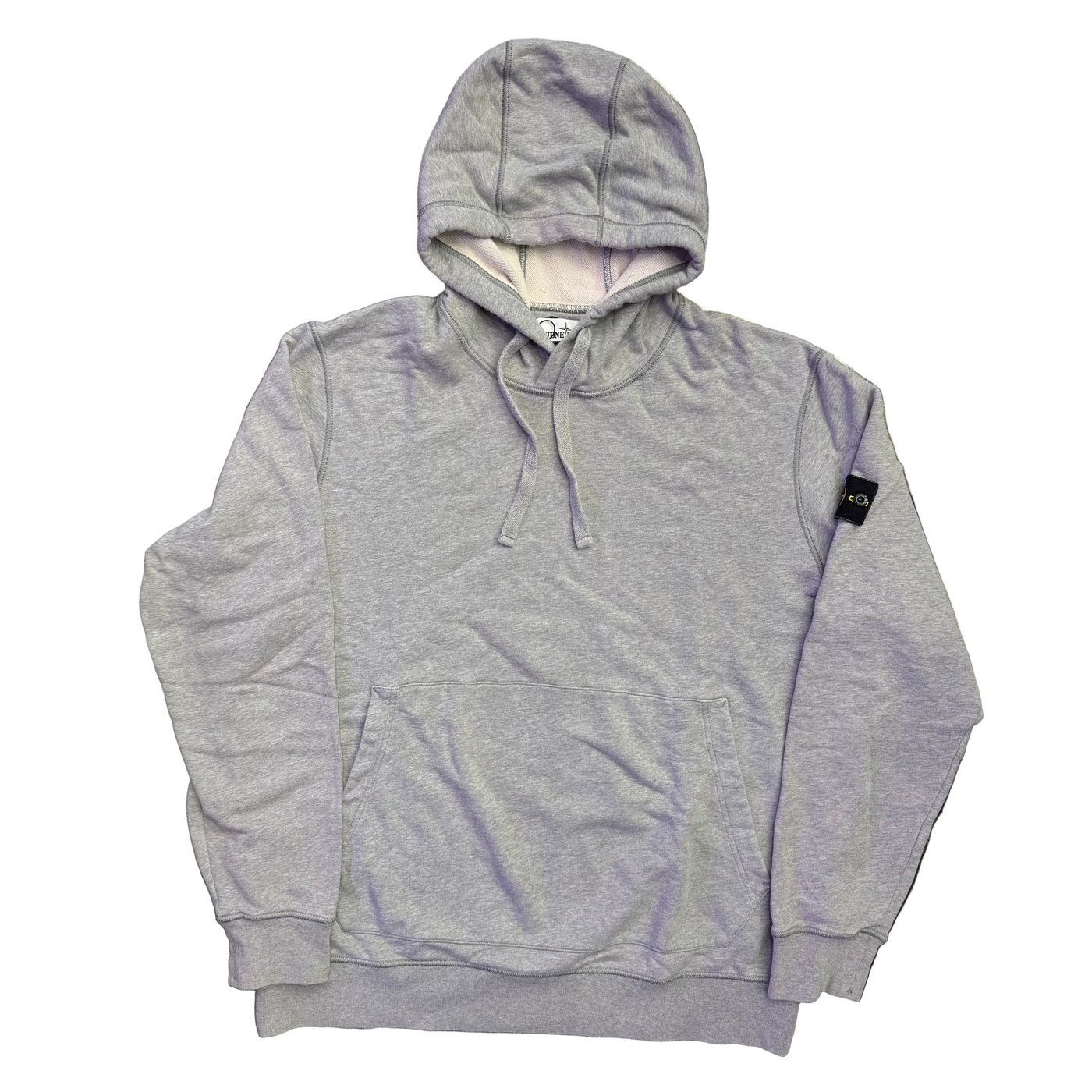 Stone Island Fleece Hoodie Dust Grey Melange