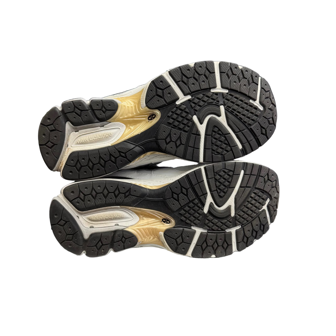 New Balance 2002R White Black Gold Metallic