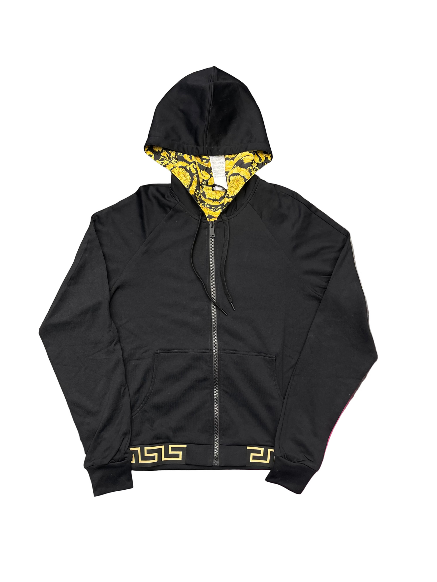 Versace Greca Border Zip Up Hoodie