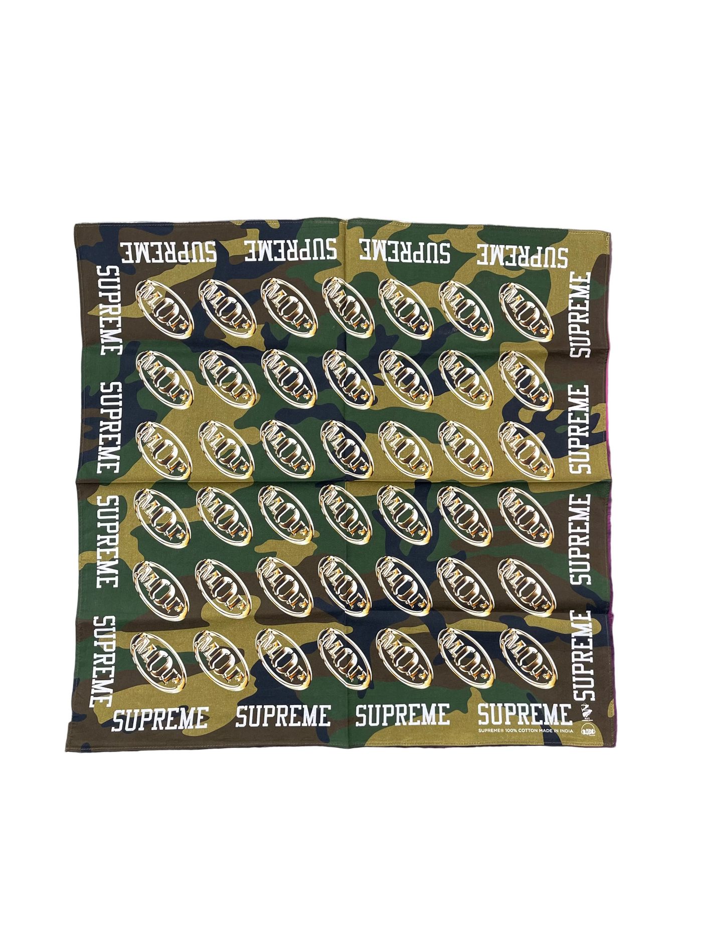 Supreme M.O.P Bandana Woodland Camo
