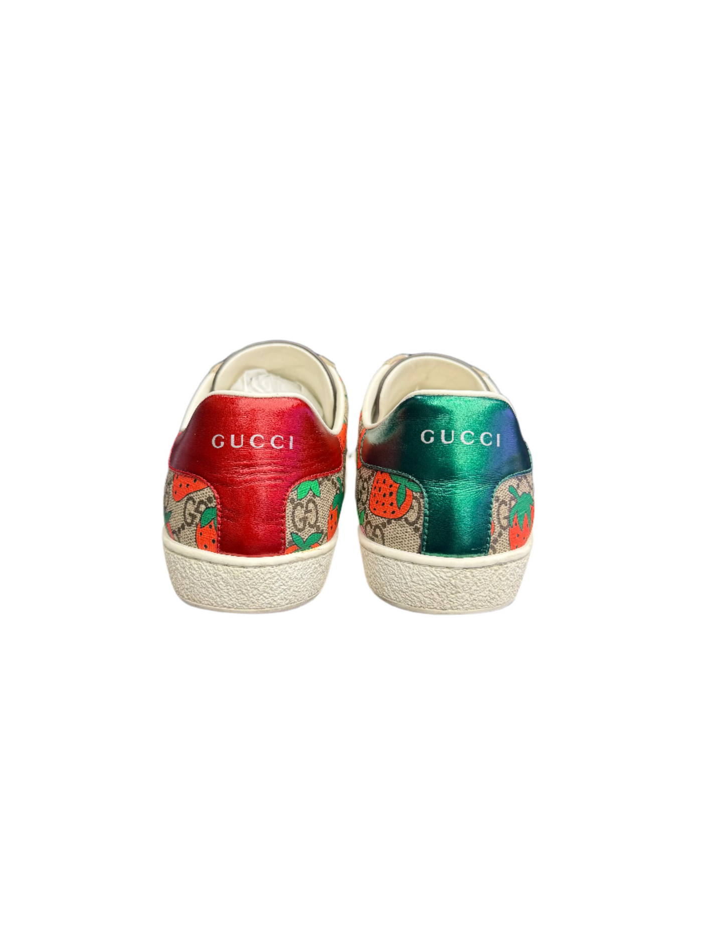 WMNS Gucci GG Supreme Ace Strawberry Beige