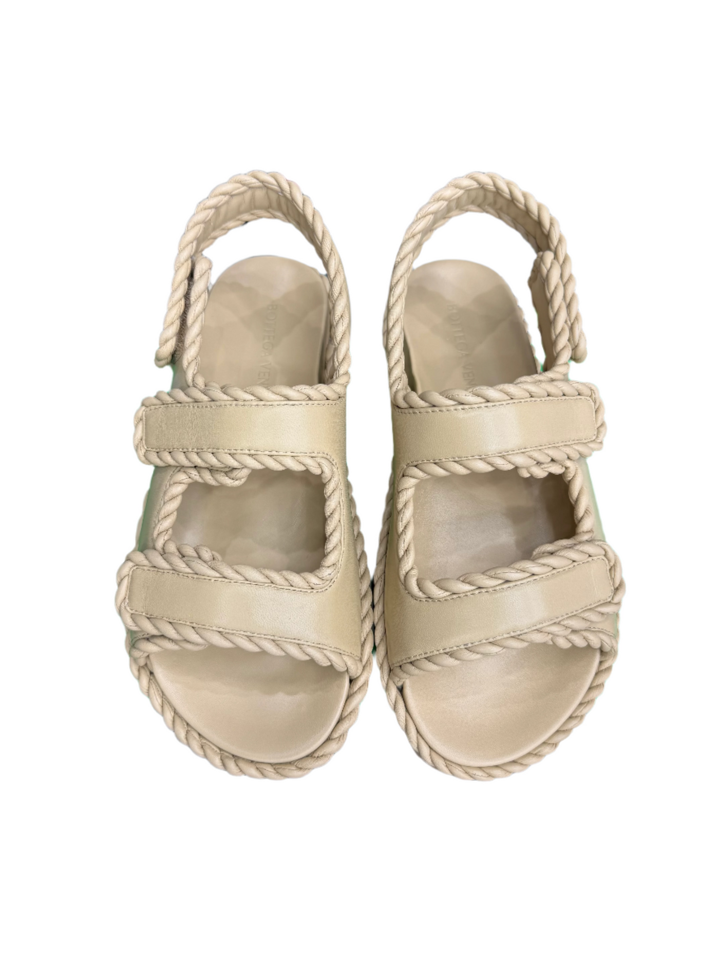 Bottega Veneta Jack Flat Cane Sugar