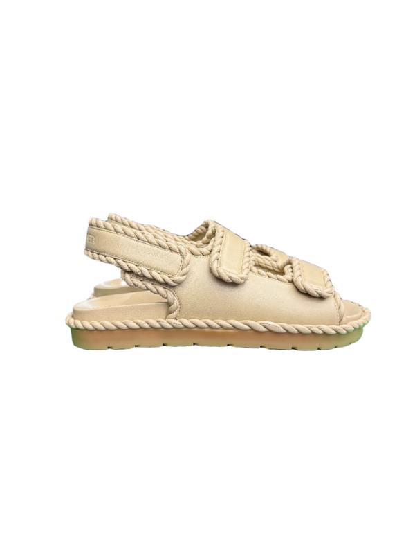 Bottega Veneta Jack Flat Cane Sugar