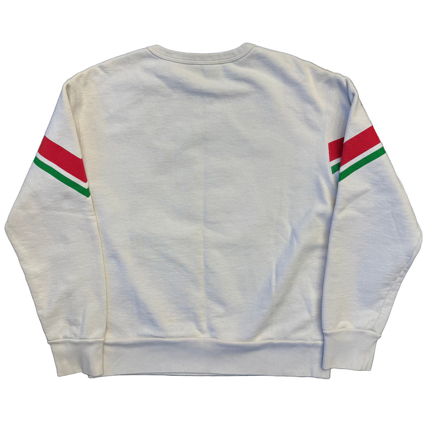 Gucci Striped GG Logo Sweatshirt White
