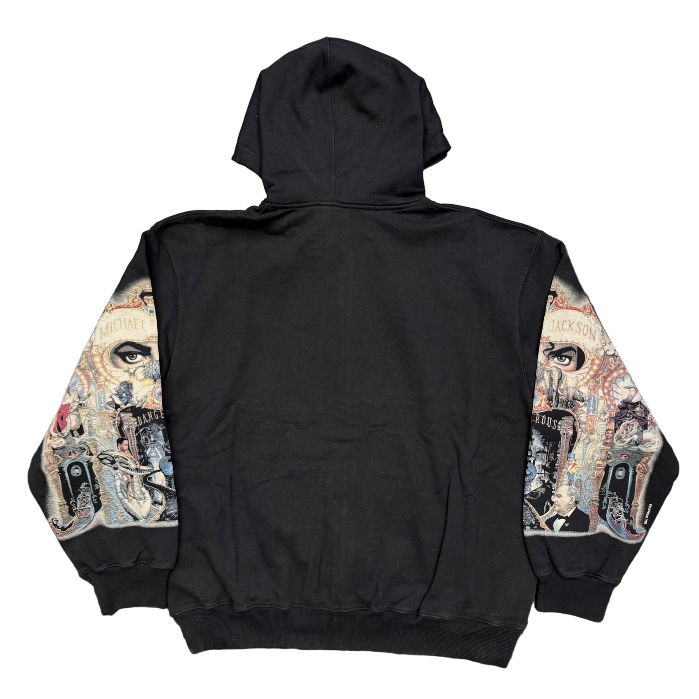 Supreme Michael Jackson Dangerous Zip Up Hooded Sweatshirt Black