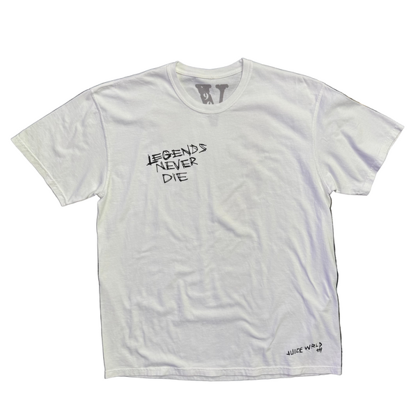 Vlone x Juice WRLD Legends Never Die Tee White