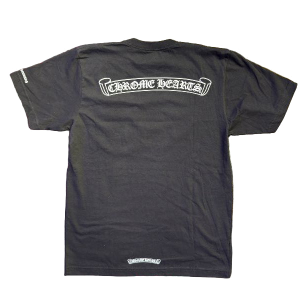 Chrome Hearts Scroll Logo T-Shirt Black