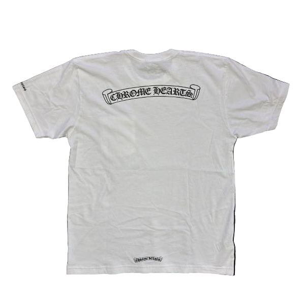 Chrome Hearts Scroll Logo T-Shirt White
