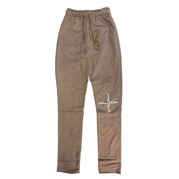 Niviour All Things Are One Sweatpants Brown