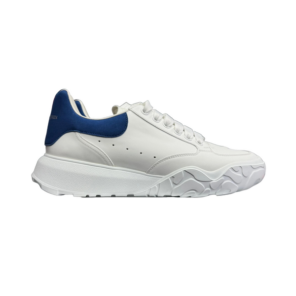 Alexander McQueen Oversized Court White Blue