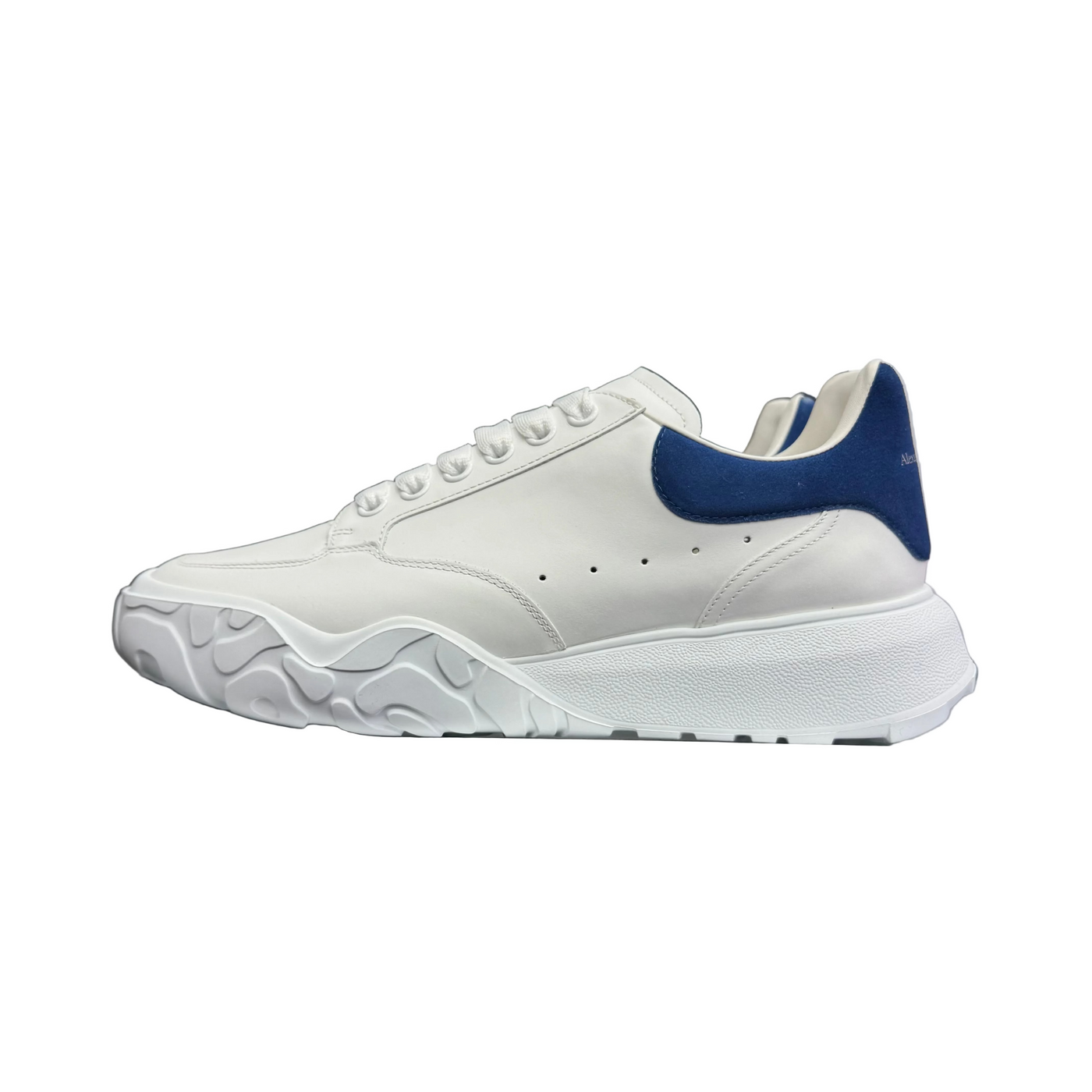 Alexander McQueen Oversized Court White Blue