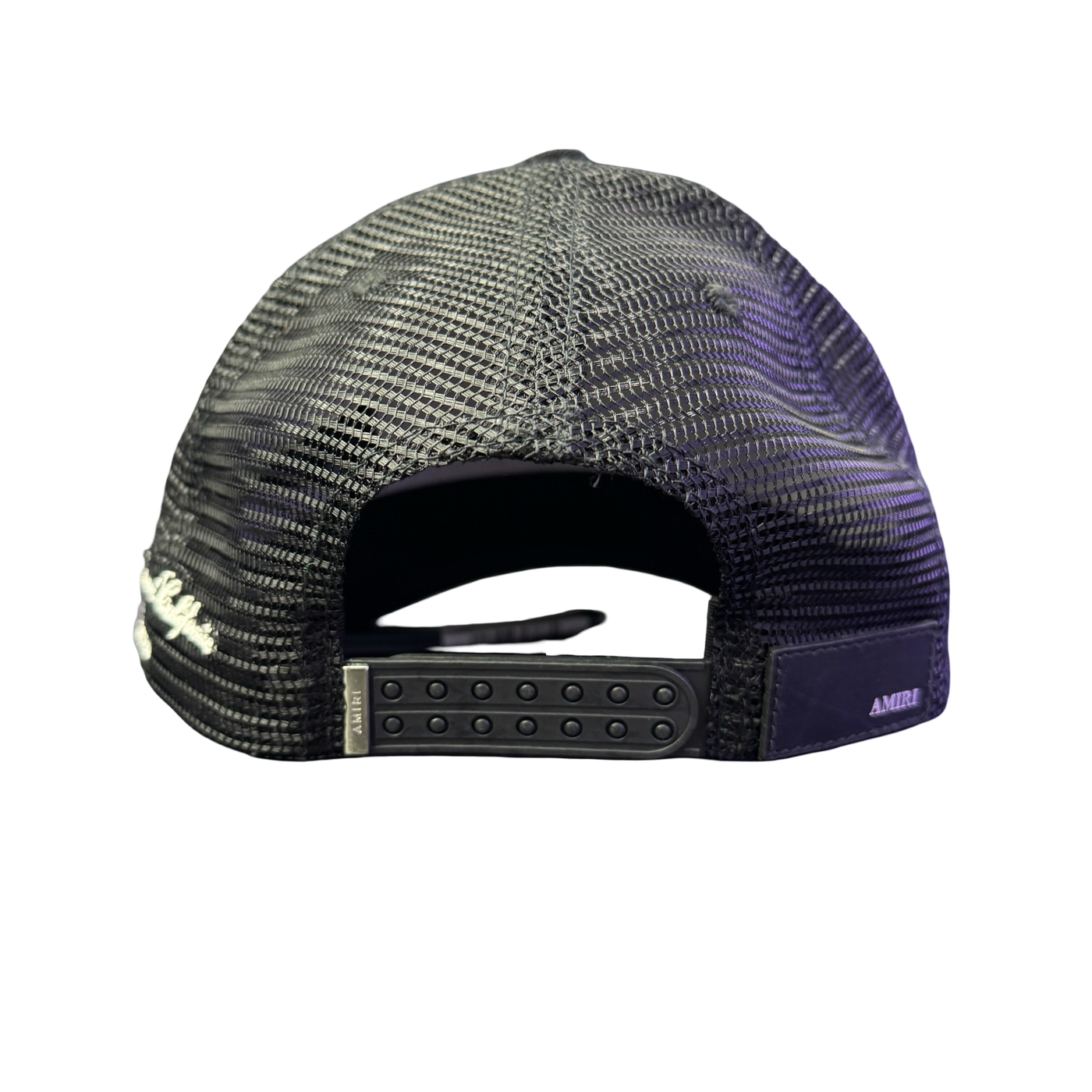 Amiri MA Crest Trucker Hat Black