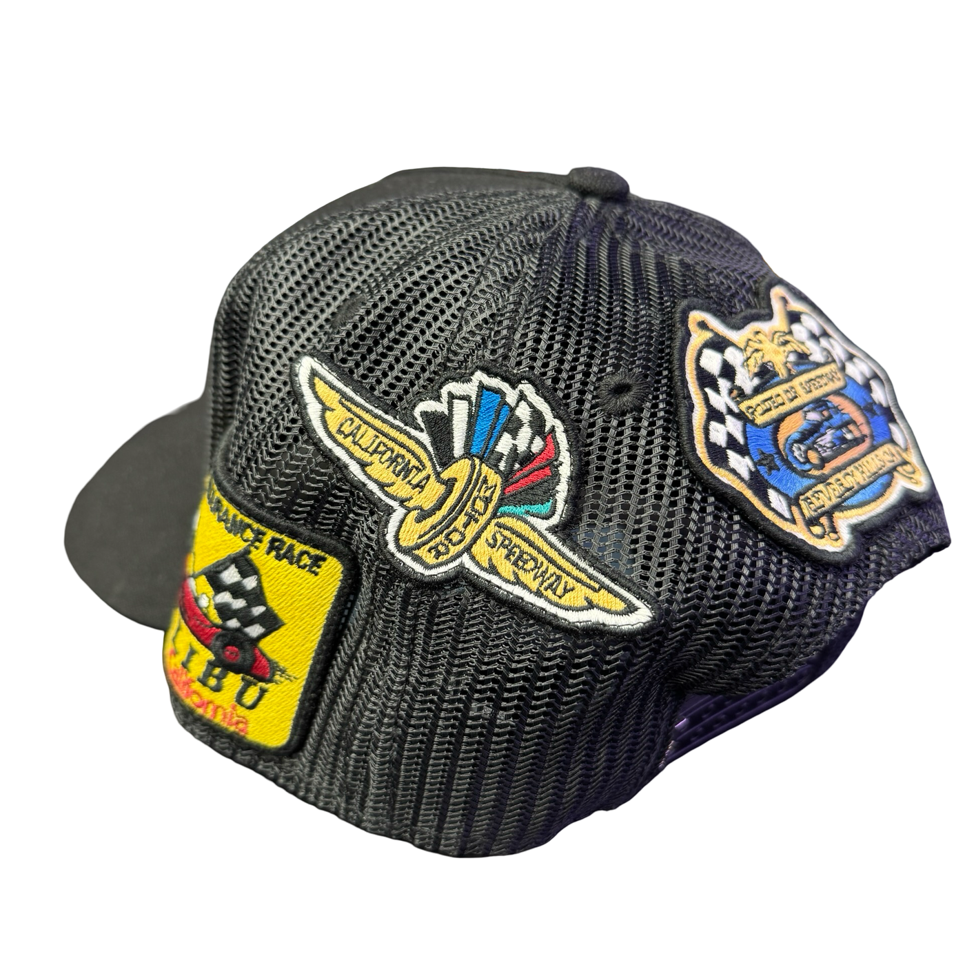 Amiri Station Patch Trucker Hat Black