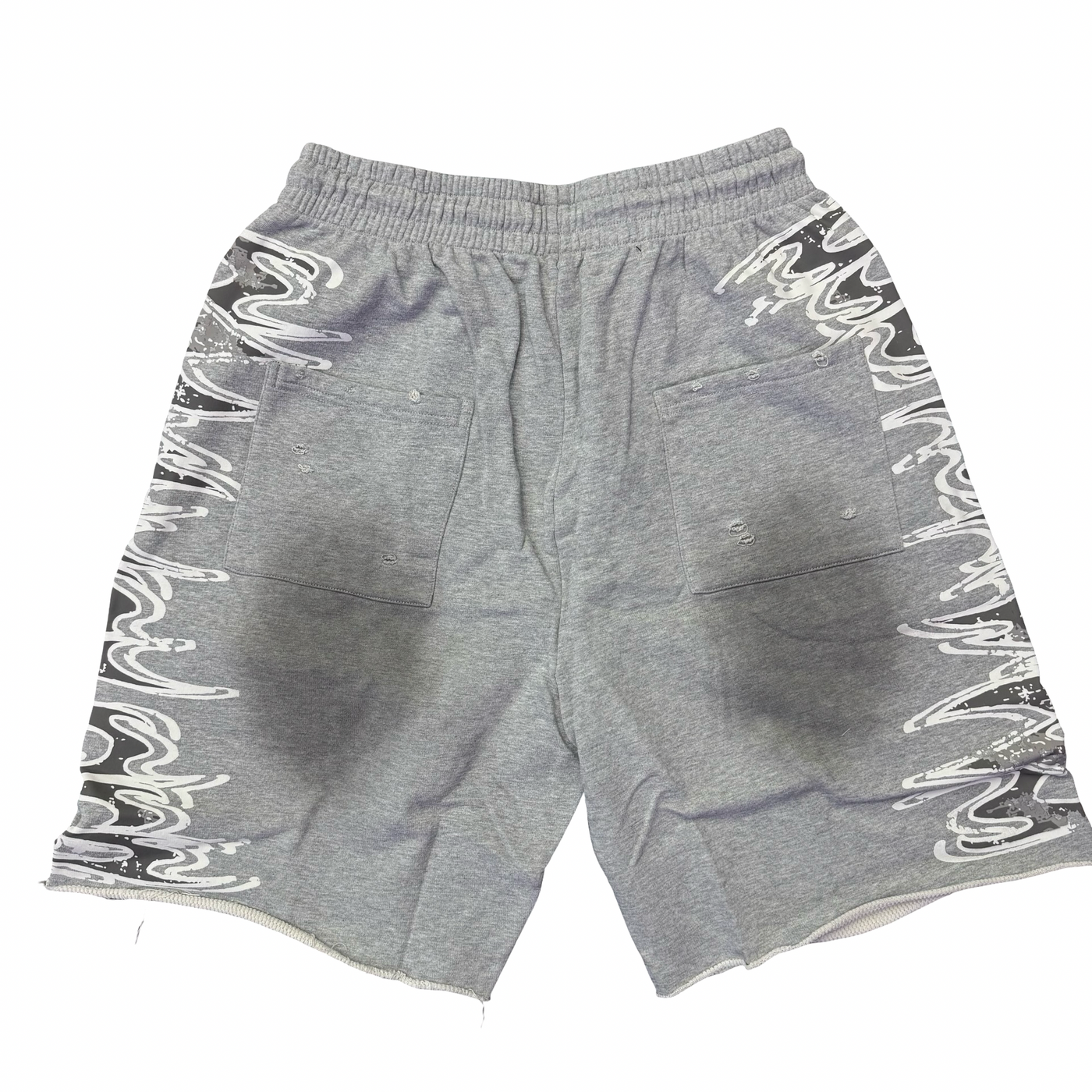 LOST SHDWS Sweat Shorts Grunge Grey