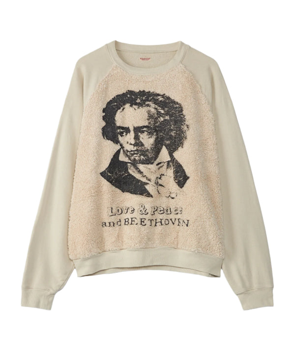 Kapital Fur Grizzly Knit Beethoven Crewneck